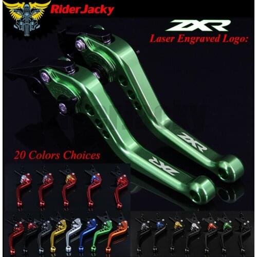 RiderJacky CNC Adjustable 14.7cm Short Brake Clutch Levers For Kawasaki ZXR400 ZXR 400 ZXR all years