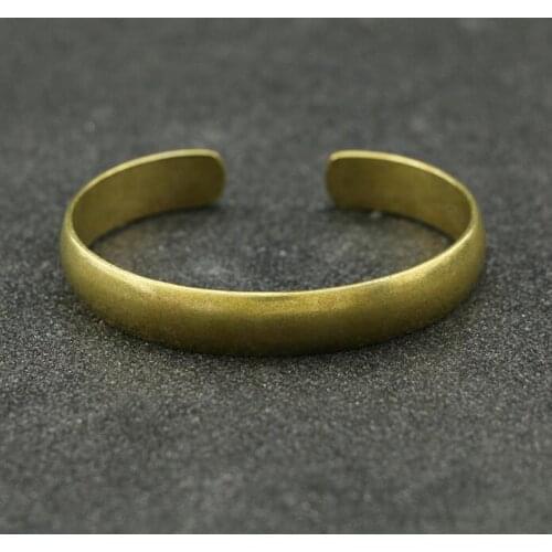 Collectable Chinese Pure Brass Carved Lucky Bracelet Exquisite Small Statues