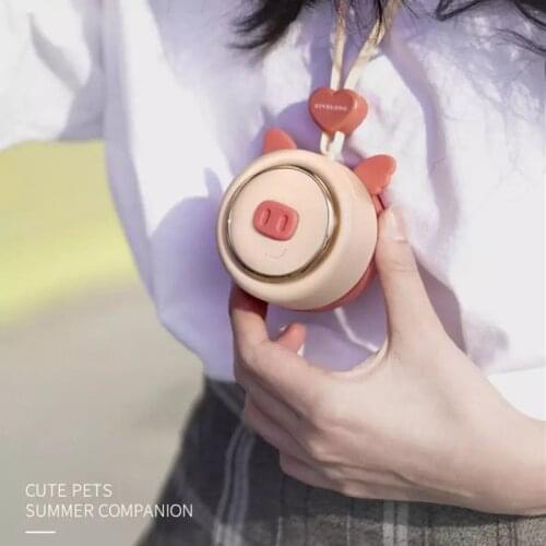 Neck Fan Lanyard Portable Mini Usb Fans Air Cooler Rechargeable Ventilador Small Travel Handheld Electric Fan Silent Cooling