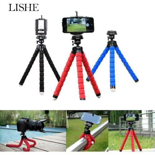 Phone Tripod Holder Adjustable Octopus Bracket Selfie Shooting Stand Monopod Accessory Mount Support For Mobile Phone SLR Camera