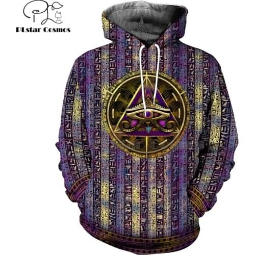 Mysterious retro ancient Horus Egypt goddess Pharaoh totem 3d hoodies/Sweatshirt Winter autumn funny long sleeve streetwear-39