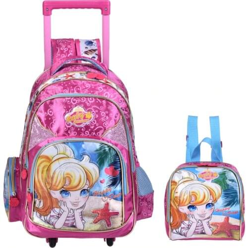 Wenjie Brother Children's Bags On Wheels