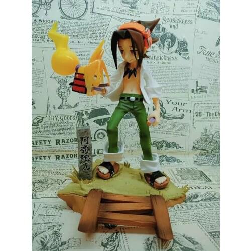 Japan Anime Shaman King Yoh Asakura 1/8 Scale PVC Figure Figurine 18cm Toy Model Statue New With Box