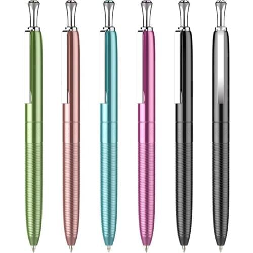 10 pcs/lot Luxury writing ball deep pen business gift promotional crystal pen diamond metal pen