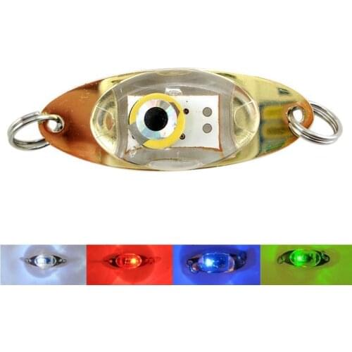 5Pcs LED Deep Drop Underwater Eye Fishing Lure Light Flashing Lamp Lures Squid Bait Fishing Pesca Lure