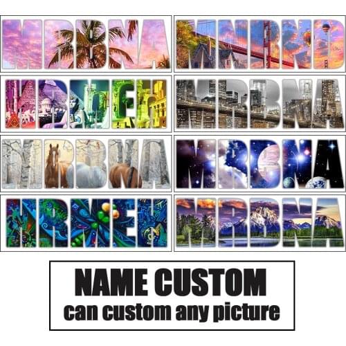 EverShine Diamond Painting Photo Custom Name Full Square Diamond Embroidery Name Letter Customized Rhinestones Mosaic Art Gift
