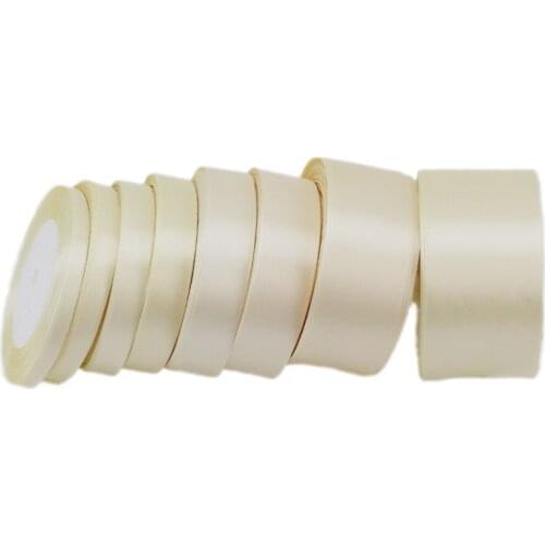Ivory Satin Ribbon Wholesale Gift Wrapping Christmas ribbons