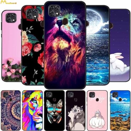 For ZTE Blade 20 Smart Case Wolf Silicone Soft Phone Cover For ZTE Blade V2020 Smart Cases 20smart V2020smart Black TPU Bumper