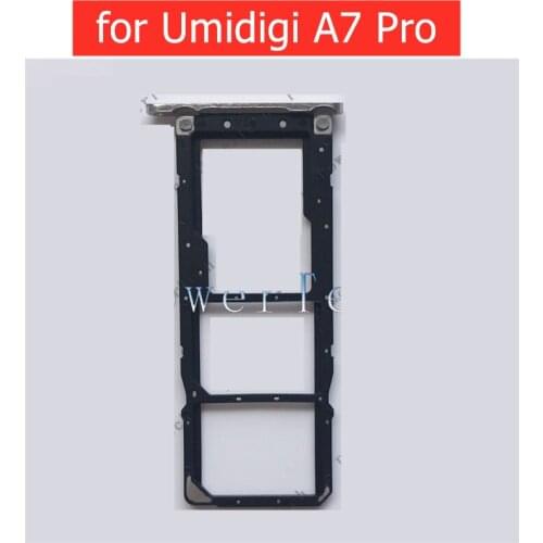 For Umidigi A7 pro Card Tray Holder SIM Micro SD Card Slot Adapter Holder for Umidigi A7 pro Repair Spare Parts