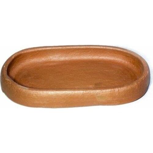 Clay Casserole large Deep Dish splayed Pot Frying Pan Bake Cooking Apparatus Made Of Clay 25Cm Diameter Authentic Meat Cooking Pan Turkish greek