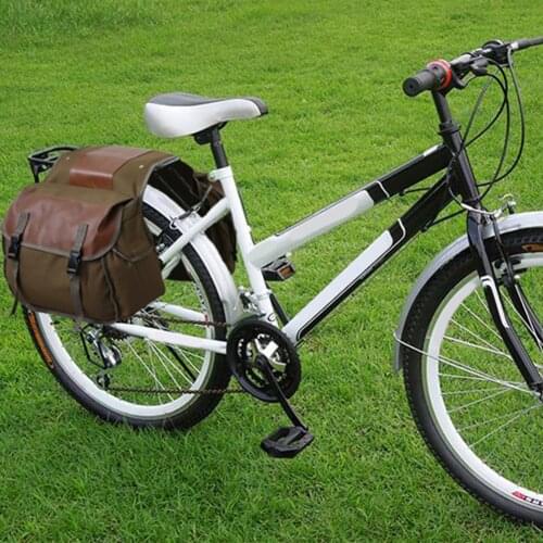 Canvas Carrier Bags Tail Seat Trunk Pannier Mountain Bicycle Cycling Bike Rear for Outdoor Cycle Biking Entertainment