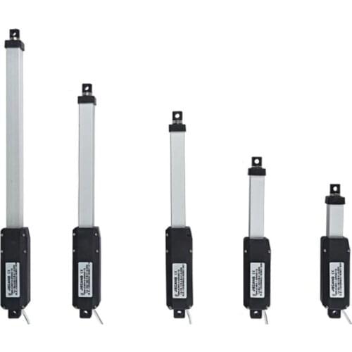 12V Linear Actuator With Bracket Aluminum Alloy Small Electric Push Rod Mini Linear Motor