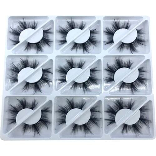 2020 New 9 pairs lashes False Eyelashes Mink Eyelashes Mink Lashes Natural Dramatic Volume Eyelashes Extension Fake Lashes