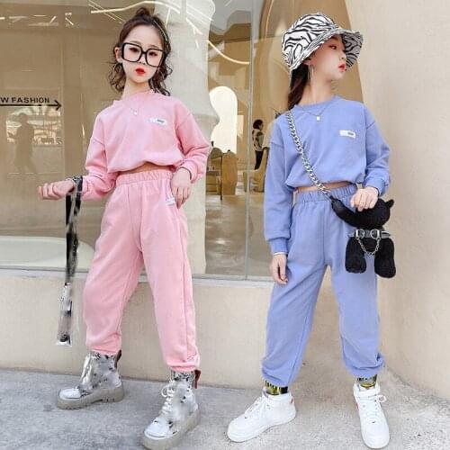 New Modern Dance Hip Hop Dance Clothing For Girls Long Sleeved Sports Hiphop Suit Jazz Street Dance Outfits Rave Clothes DQS6684