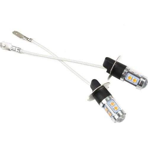 High Power Fog Lights Yellow 100W DC 12V-24V DRL Driving Bulb Driving Light New