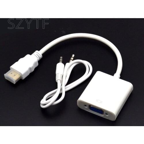 Raspberry Pi 3 b+ Micro HDM Male Turn VGA Mother Adapter cableDisplay Converter