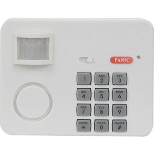 Home Alarm Systen Wireless Motion Sensor Detector Alarm with Security Keypad PIR for Home Garage Shed Caravan High Sensitivity