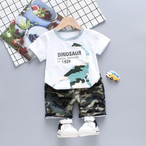 BibiCola Summer Baby Boy Clothes Children Clothing Sets Infant T-shirt+Shorts Pants Tracksuit For Boy 2pcs Set Kids Clothes Suit