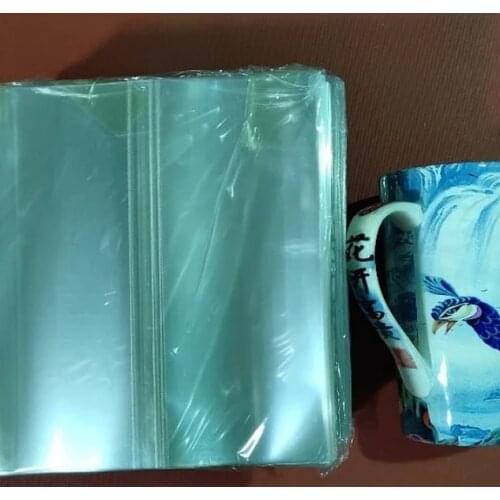 XHL-SUB155165 Transparent Sublimation Shrink Film Sleeve Shrink Wrap for Sublimation Keychain Blanks