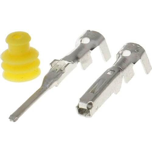 10 Kits 4 Pin Sealed Waterproof Electrical Wire Connector Plug Car Auto Set