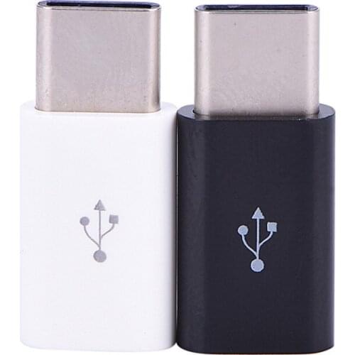 10pcs Micro USB Female to Type C Male Adapter Converter USB Type C Data Adapter Cell Phone Accessories Mobile Phone Adapter