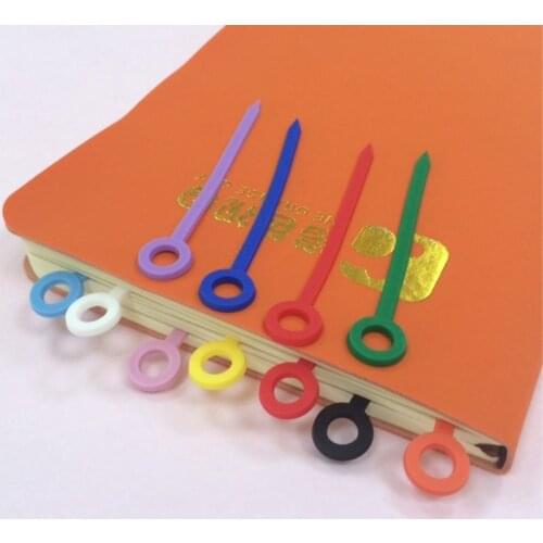 10pcs Candy Color PVC Bookmarks for Books Book Mark DIY Page Marker School Office Supply for Teacher Students Kids Gift