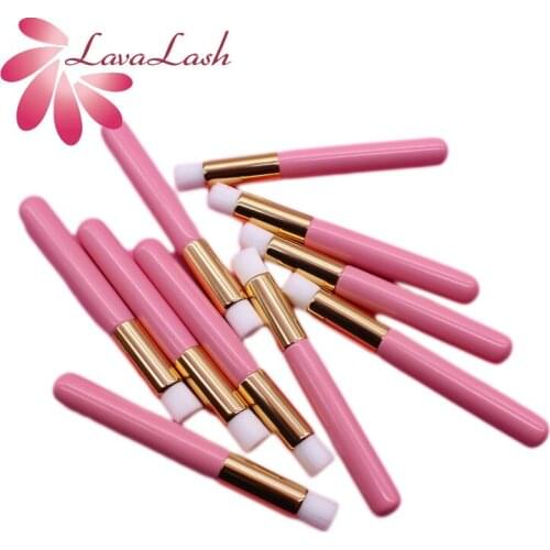 10pcs Mousse Cleaning Brush Eyelash Extension Fake Eyelashes Beauty Shop Eyelash Makeup Tools Nose Shadow Srush Wholesale Soft