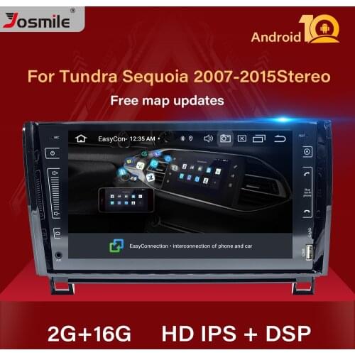 2 Din Android 10 Car Multimedia Player For Toyota Tundra Sequoia 2007 2008 2009 2010 2011 2012 2013 autoradio stereo navigation