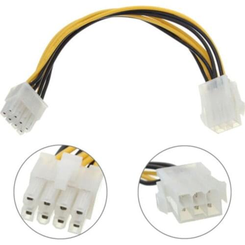6 To 8 Pin PCI Express Power Converter Cable Cord Connector For CPU Video Card