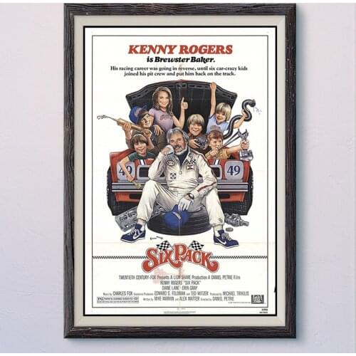 N325 SIX PACK Vintage Classic Movie Wall Silk Cloth HD Poster Art Home Decoration Gift