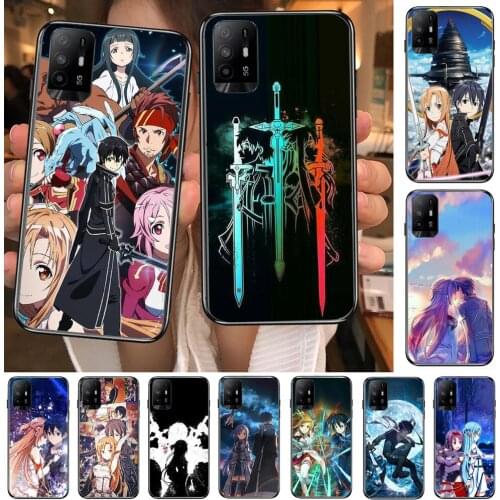 Anime Sword Art OnlineFor Realme C3 Case Soft Silicon Back cover OPPO Realme C3 RMX2020 Coque Capa Funda find x3 pro C21 8 Pro a