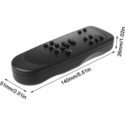 Black Black Plastic Remote Control Controller Replacement for Logitech Z5500 Z-5500 Z5450 Z-5450 Z680 Z-680 Computer System