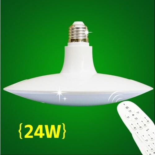 UFO Dimmable Led Lamp Energy Saving Led Light Bulbs SMD LED bulbs E27 24W Intelligent Led Lights for Home Bedroom Living Room