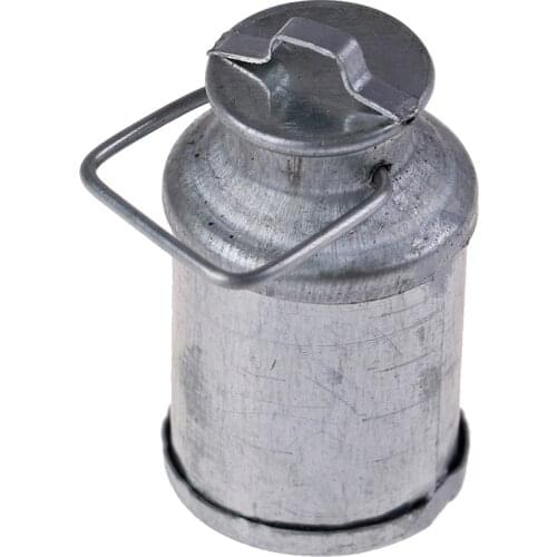 Farm Metal Milk Can Kettle Pot 1:12 Doll House Miniature Accessories