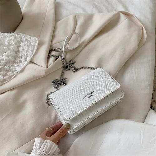 Fashion Casual Shoulder Bag Mobile Phone Bag Wallet Stone Pattern Chain Bag 2021 New Summer Messenger Bag Ladies Bag