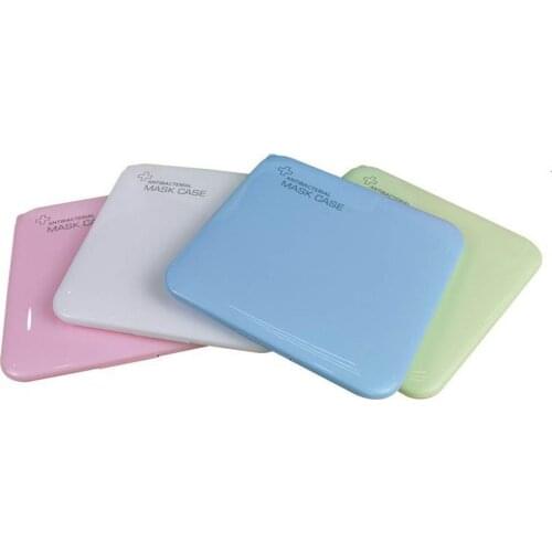 Portable Dust-proof Box 10.5x13x1.2cm Sealed Bacteriostasis Compact Convenient Disposable Face Mask Storage Box