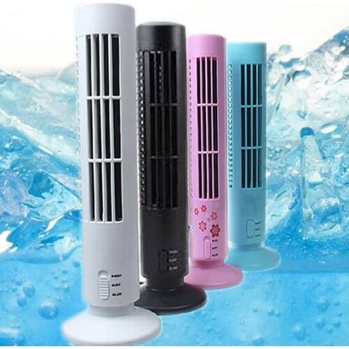 Portable USB Cooling Bladeless Air Conditioner Mini Cooling Cool Desk Tower Fan #Y05# #C05