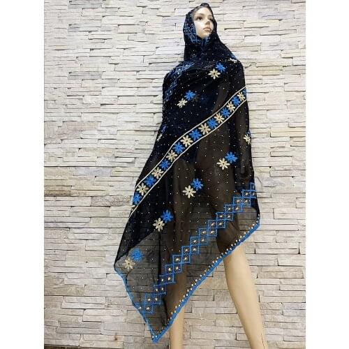 Real Shot ! African Women Chiffon Scarfs Vocation Style Soft Scarf for Shawls Wraps Muslim Fashion Sets BF-167