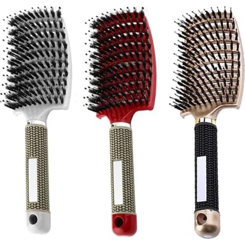 Hairbrush Girls Women Wet Comb Hair Brush Professional Salon Tools Massage Comb Brush for Hairdresser Hairdressing Styling Tools