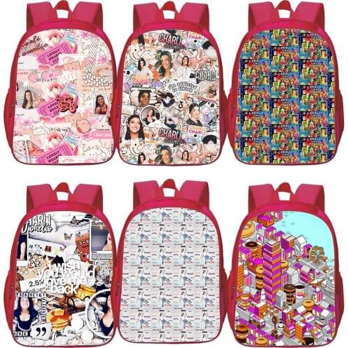 Charli Damelio School Bag Teen Singer Backpack School Student Book Bag Travel Bag Girl Bag Children Bag Women Rucksack Mochila