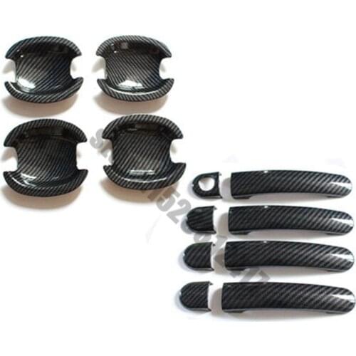 Car styling for Volkswagen Tiguan 2010-2021 ABS Chrome car Door handle Protective covering Cover Trim Door Handle