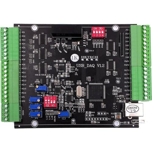 USB Data Acquisition Card Labview-100K Single-ended\differential AD, DA, IO, PWM, Counting