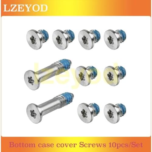 1 Set New Bottom Screw Fit For Macbook Air 11" 13" A1369 A1370 A1465 A1466 2010-2017 Year Bottom Case Screws