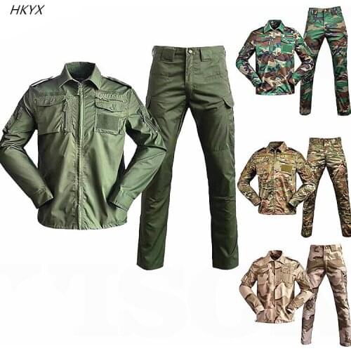 Military tactics clothes the army of the paint game equipment multicam tropical hunting camouflage suit mens uniform