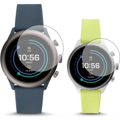 Tempered Glass Clear Protective Film Protection For Fossil Sport Watch 41mm 43mm Case Smartwatch Display Screen Protector Cover