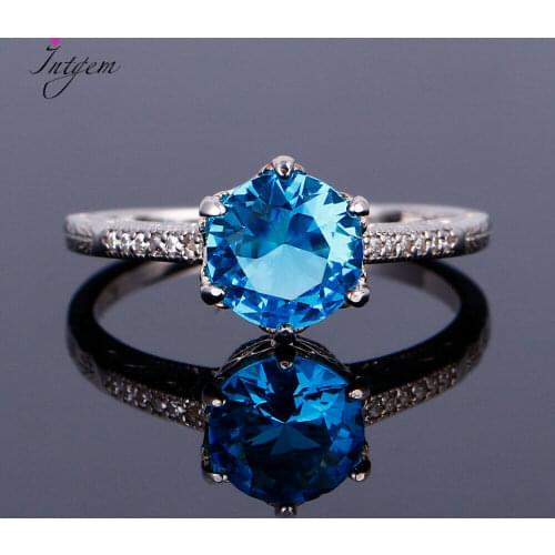 925 Silver Ring Womens Amethyst Sapphire Ring Engagement Wedding Jewelry Gift for Lover Luxury Jewelri Diamond Ring Wholesale