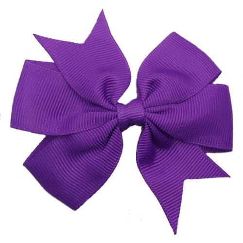1 Pcs Solid Grosgrain Ribbon Bows Clips Hairpin Girls Hair Bows Boutique Hair Clip Headware Kids Hair Accessories A068