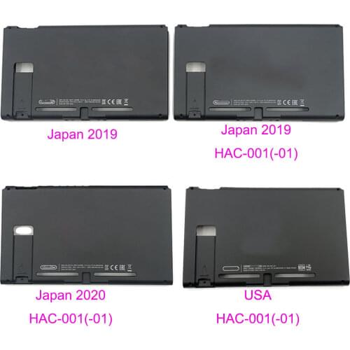5PCS Replacement HAC-001(-01) Upper Bottom Faceplate For Switch Console Housing Shell Case Cover