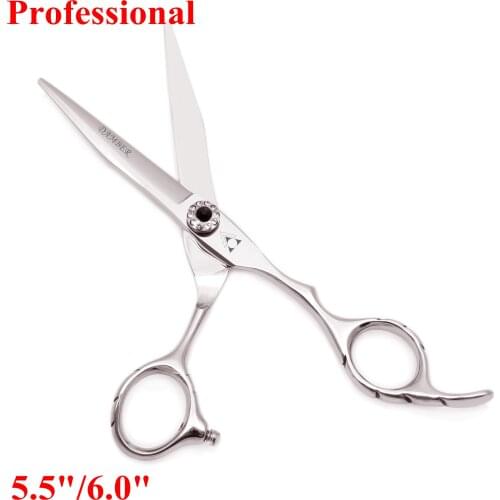 50Pcs 5.5 6.0 Hair Scissors 440c Japanese Steel Professional Barber Scissors Thinning Hairdressing Scissors Cutting Shears 9009