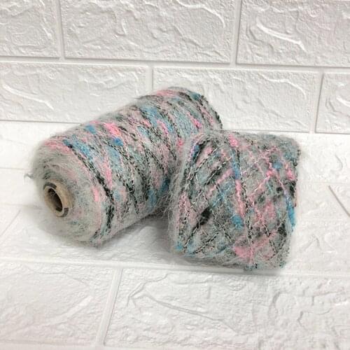 500g Mohair Blended Yarn for knitting Acrylic Yarn crochet Hand weaving yarn Soft Knit shawl hat sweater thread Dolls yarn ZL59